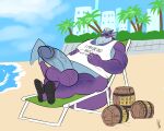  alcohol anthro arm_hair balls beach beach_chair beard beer beer_keg belly belly_hair beverage big_balls big_belly big_muscles big_nipples big_penis body_hair bottomless chest_hair city cityscape clothed clothing demino_(deminothedragon) digital_media_(artwork) dragon drunk exhibitionism eye_patch eyewear facial_hair female footwear genitals hair half-erect hi_res hikaristar_art horn huge_balls huge_nipples huge_penis humanoid_genitalia humanoid_penis leg_hair male mature_male mohawk musclegut muscular muscular_anthro muscular_male nipples obese obese_male old overweight overweight_anthro overweight_male palm_tree penis plant public public_nudity sand sandals scalie sea seaside shirt shoes sleeping solo substance_intoxication tank_top text thick_thighs topwear tree vein veiny_penis water 