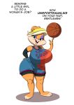  ball basketball_(ball) big_breasts breasts dialogue female hi_res huge_breasts mature_female patricia_bunny slightly_chubby space_jam space_jam:_a_new_legacy subhueman talking_to_viewer the_looney_tunes_show thick_thighs warner_brothers wide_hips 