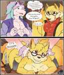  ahegao animal_genitalia animal_penis anthro big_penis bite biting_lip blush canisfidelis digital_media_(artwork) doggystyle duo english_text equid equine equine_genitalia equine_penis eyewear female from_behind_position galarian_form galarian_rapidash generation_1_pokemon genitals glasses hi_res looking_pleasured male male/female mammal muscular nervous ninetales nintendo penis pokemon pokemon_(species) regional_form_(pokemon) sex text thought_bubble 