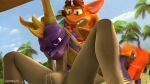  16:9 activision anal anal_penetration anthro bandicoot bestiality crash_bandicoot crash_bandicoot_(series) dragon feral gangbang genitals group group_sex hi_res human lewdview male male/male mammal marsupial oral penetration penis sex spyro spyro_the_dragon trio widescreen wings 