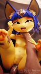  3d_(artwork) animal_crossing ankha_(animal_crossing) anthro anthro_penetrated asphyxiation big_ears blender_(software) blue_hair bodily_fluids choking cum cum_in_pussy cum_inside digital_media_(artwork) domestic_cat duo felid feline felis female first_person_view flat_chested genital_fluids hair hand_on_neck hi_res human human_on_anthro human_penetrating human_penetrating_anthro interspecies larger_male lidded_eyes looking_pleasured male male/female male_on_anthro male_penetrating_anthro male_pov mammal navel nintendo nude pawpads penetration penile penile_penetration penis_in_pussy sashacakes sex short_stack size_difference smaller_female tan_body tan_skin thick_thighs tongue tongue_out vaginal vaginal_penetration yellow_body 