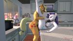  16:9 3d_(artwork) anal anal_penetration animal_genitalia anthro applejack_(mlp) appliance autofellatio balls being_watched big_breasts blonde_hair breasts butt camera clothed clothing countertop cutie_mark digital_media_(artwork) earth_pony equid equine erection freckles friendship_is_magic genitals green_eyes group gynomorph gynomorph/gynomorph hair hasbro herm hi_res horn horse inside intersex intersex/intersex intersex_penetrated intersex_penetrating kitchen kitchen_appliance kitchen_utensils looking_at_another love loving_gaze loving_sex lying mammal masturbation morning morning_sex my_little_pony nipples nude on_back oral oral_masturbation oral_penetration pazisaurus penetration penile penile_masturbation penis pinkie_pie_(mlp) pony post poster purple_hair rarity_(mlp) recording sex source_filmmaker standing standing_sex tools trio unicorn voyeur white_body widescreen 