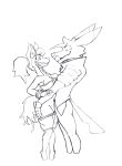  anthro bottomless bottomless_male bottomwear canid canine canis chaoshetra clothed clothing coyote cyote duo female hair hand_on_butt hi_res imminent_vore licking licking_lips liru_(magical_pokaan) magical_pokaan male male/female mammal partially_clothed ponytail shorts shorts_down tongue tongue_out wolf 