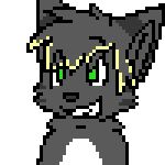  1:1 2010 alpha_channel ambiguous_gender animated anthro blonde_highlights bluekyokitty bust_portrait digital_media_(artwork) domestic_cat eyebrows felid feline felis flat_colors fur green_eyes grey_body grey_fur grey_hair grey_nose hair highlights_(coloring) icon loop low_res mammal pixel_(artwork) pixel_animation portrait sebdoggo shaking_head short_playtime simple_background smile solo thumbnail transparent_background white_body white_fur 