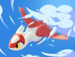  advos ambiguous_gender artist_name cloud digital_media_(artwork) feral flying generation_3_pokemon hi_res latias legendary_pokemon multicolored_body nintendo outside pokemon pokemon_(species) red_body signature sky skydiving solo two_tone_body white_body wings yellow_eyes 