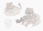  anthro blaze_the_cat breasts duo eulipotyphlan featureless_breasts featureless_crotch felid feline female flat_chested fur hair_down hedgehog hi_res male male/female mammal miijiu nude romantic romantic_couple sega silver_the_hedgehog simple_background sketch smile sonic_the_hedgehog_(series) white_body white_fur yellow_eyes 