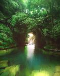  foliage forest landscape lorenzo_lanfranconi nature no_humans original outdoors river tree tunnel vegetation water 