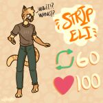  anthro art_meme breaking_the_fourth_wall clothed clothing digital_media_(artwork) eli_(solarlewds) english_text felid feline fur hi_res male mammal meme multicolored_body multicolored_fur simple_background solarlewds solo text twitter yellow_body yellow_fur 