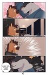  absurd_res anthro bear canid canine comic dialogue duo hi_res male male/male mammal nathan_(roseonapot) rodger_(roseonapot) roseonapot ursine 