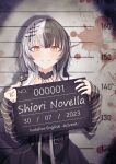  absurdres black_nails ch13 highres hololive multicolored_hair shiori_novella 