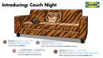  clothing comments dream_and_nightmare felid hat headgear headwear hi_res humor inanimate_object male mammal night_(dream_and_nightmare) pantherine pun simple_background solo tiger what white_background 