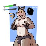  anthro big_penis bulge canid canine canis epic_games fortnite genitals just_xion male male/male mammal muscular muscular_male penis solo wendell_(fortnite) wolf 