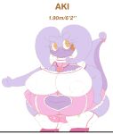  anthro big_breasts breasts camel_toe clothing english_text female footwear generation_6_pokemon goodra hi_res huge_breasts huge_hips huge_thighs ilovecosmo jewelry knee_highs knee_socks legwear navel necklace nintendo nipple_outline orange_eyes overweight overweight_anthro overweight_female panties pokemon pokemon_(species) purple_body shirt smile socks solo text thick_thighs topwear underwear wide_hips 