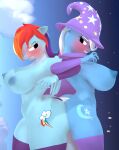  3d_(artwork) anthro anthro_on_anthro ass_to_ass big_breasts big_butt blush breasts butt digital_media_(artwork) duo equid equine female female/female friendship_is_magic hasbro hi_res huge_breasts mammal my_little_pony nipples purplefondue rainbow_dash_(mlp) thick_thighs trixie_(mlp) 