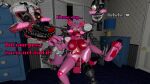  canid canine female five_nights_at_freddy&#039;s five_nights_at_freddy&#039;s_4 fnafoc fox genitals herm hi_res intersex intersex/female mammal nightmare_mangle_(fnaf) penis scottgames sex text yuuki_momofox_(artist) 