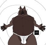  akita anthro belly bodily_fluids bubsley_brooks_(soulfound) bulge canid canine canis chubby_male clothed clothing cum domestic_dog dripping ejaculation genital_fluids hypnosis hypnosis_fetish hypnotic_eyes leaking_precum male mammal mind_control overweight overweight_anthro overweight_male precum precum_drip solo solo_focus soulfound_art spitz underwear 