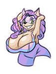  anthro big_breasts bottomwear bra breasts clothing eulipotyphlan female fur green_eyes hair hedgehog hi_res huge_breasts mackpack mammal purple_body purple_fur purple_hair skirt solo tagme tan_body underwear 