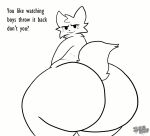  2023 animated anthro asking_viewer ass_clapping bare_back bedroom_eyes big_butt black_pupils blush blush_lines bouncing_butt bubble_butt butt dialogue digital_media_(artwork) domestic_cat english_text felid feline felis fluffy fluffy_tail fur girly huge_butt huge_thighs hyper hyper_butt jacky-arts looking_at_viewer looking_back looking_pleasured loop male mammal narrowed_eyes pupils rear_view seductive shaking_butt short_playtime silly_cat_(mauzymice) simple_background smile smiling_at_viewer solo tail text thick_thighs twerking watermark white_background white_body white_fur wide_hips 