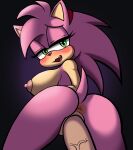  accessory amy_rose anthro anus bent_over big_breasts blush breasts butt classic_amy_rose classic_sonic_(universe) clothing digital_drawing_(artwork) digital_media_(artwork) duo erection eulipotyphlan fangs female from_behind_position fur genitals green_eyes hair headgear headwear hedgehog hi_res looking_at_viewer male male/female male_penetrating mammal nipples nude open_mouth penetration penis pink_body pink_fur pussy raised_tail sega sex sheep_magik simple_background solo sonic_the_hedgehog_(series) tail teeth vaginal vaginal_penetration y_anus 