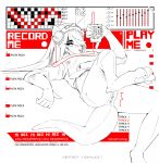  anthro bedroom_eyes cassette_player female genitals headphones hi_res lying mammal nahyon narrowed_eyes on_back presenting presenting_pussy pussy seductive smile solo spread_legs spreading tail 