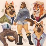  &lt;3 2023 anthro belt beverage blacksad bodily_fluids bottomwear bulge butt canid canine canis chief_smirnov chonkyjohn cigarette clothing coffee coffee_mug domestic_dog dress_shirt duo eyebrows eyewear footwear frown fur furgonomics garter_belt garter_belt_socks garter_straps german_shepherd glasses grey_background hat headgear headwear herding_dog hi_res jacket knee_highs knee_socks least_weasel legwear lighter looking_at_viewer male mammal money muscular muscular_anthro muscular_male mustelid musteline necktie pants pastoral_dog photo question_mark shirt simple_background sitting smile socks standing sweat sweatdrop topwear true_musteline tuft underwear weasel weekly 