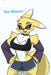  anthro bandai_namco big_breasts breasts digimon digimon_(species) female hi_res pace-maker renamon small_waist solo thick_thighs wide_hips 