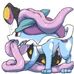  big_penis bodily_fluids cum feral generation_2_pokemon generation_3_pokemon genital_fluids genitals huge_penis hyper hyper_genitalia hyper_penis hyper_tongue legendary_pokemon long_penis long_tongue low_res male multi_tongue nintendo penis pokemon pokemon_(species) reptile scalie sevi_blaze seviper snake snake_penis suicune taur tongue unusual_anatomy unusual_genitalia unusual_penis 