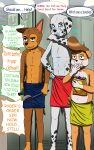  abs absurd_res anthro athletic athletic_male canid canine canis chase_(paw_patrol) clothed clothing dalmatian domestic_dog eating ecokez2 german_shepherd herding_dog hi_res male mammal marshall_(paw_patrol) pastoral_dog paw_patrol rubble_(paw_patrol) topless towel towel_only 
