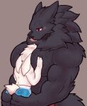  abs absurd_res anthro biceps black_body black_fur blush boxer_briefs boxer_briefs_only canid canine canis clothed clothing duo embrace extreme_size_difference fur hair hi_res holding_butt hug i_think_i_like_you lagomorph leon_(i_think_i_like_you) leporid macro male male/male mammal muscular muscular_anthro muscular_male pec_smothering pec_squeeze pecs rabbit red_eyes shirtless_male simple_background size_difference sky_(i_think_i_like_you) tail topless underwear underwear_only white_body white_fur whiteleo wolf 