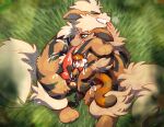  2023 absurd_res ailurid anthro anthro_on_feral arcanine bestiality blush bodily_fluids crownedvictory cum cum_everywhere cum_inside cum_on_face detailed_background feral frottage generation_1_pokemon genital_fluids grass group group_sex happy hi_res invalid_background male male/male mammal messy nintendo plant pokemon pokemon_(species) red_panda sex size_difference smile tagme threesome tongue tongue_out trio 