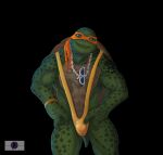  anthro biceps bulge green_body green_skin hi_res male melek90 michelangelo_(tmnt) muscular muscular_anthro muscular_male reptile scalie solo spots teenage_mutant_ninja_turtles teenage_mutant_ninja_turtles_(2014) turtle 