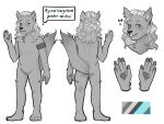  4:3 ambiguous_gender anthro azrael_(tertia) blue_eyes butt canid canine canis ear_tuft fangs fur grey_body grey_fur grey_hair grey_tail hair hi_res inner_ear_fluff mammal model_sheet neutral_pose nonbinary_(lore) silver_hair simple_background solo tail teeth teeth_showing tertia tuft white_hair wolf 