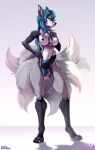  aleu_moonshadow animal_genitalia animal_penis anthro breasts canid canine canine_genitalia canine_penis fox genitals herm hi_res intersex knot mammal meowcephei nipples penis solo 