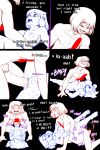  abdominal_bulge alternate_universe angel_derear anthro asriel_dreemurr big_penis bite biting_lip black_background blush bodily_fluids boss_monster bovid bow_ribbon breast_squish breasts caprine clothing comic crossgender deep_penetration duo eyes_closed female footwear footwear_only frisk_(undertale) frisky_(under(her)tail) from_front_position genitals goat hi_res holding_arm horn human lying male male/female mammal missionary_position mostly_nude nude on_back penetration penis phallic prodding pubes saliva sex shoes shoes_only simple_background spread_legs spreading squish sweat tears text thewill under(her)tail undertale undertale_(series) 