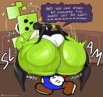  anus big_butt breasts butt clothed clothing dialogue duo english_text female hi_res huge_butt human humanoid jinu maid_uniform male mammal mario mario_bros mimi_(paper_mario) nintendo not_furry text thick_thighs uniform 