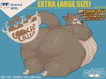  absurd_res advertisement anthro belly big_belly big_butt butt canid canine canis catboyz chip_the_wolf cookie_crisp digital_media_(artwork) english_text fur hi_res looking_at_viewer looking_back male mammal mascot moobs nude nude_anthro nude_male obese obese_anthro obese_male overweight overweight_anthro overweight_male presenting presenting_hindquarters simple_background solo solo_focus text thick_thighs wide_hips wolf 