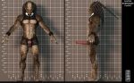  abs alien balls genitals hi_res humanoid male muscular muscular_humanoid muscular_male pecs penis predator_(franchise) pseudo_hair solo spikes spikes_(anatomy) ugnaughtsden unusual_anatomy unusual_genitalia yautja 