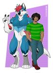  anthro canid canine clothed clothing digital_media_(artwork) duo hi_res human male male/male mammal nandarazzi phillip_jr_(sketchy_pc) sparks_(sparkshuskyy) 