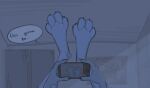  animated anthro digital_media_(artwork) disney feet female fur grey_body grey_fur hi_res judy_hopps lagomorph leporid mammal paws rabbit sahary solo toes zootopia 