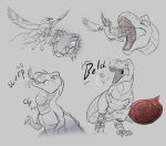  abdominal_bulge absurd_res avian bird burping burping_up_clothing burping_up_object coulias dinosaur disregard67 gryphon hi_res mythological_avian mythology organs reptile rumbling_stomach scalie stomach swallowing swallowing_sound_effect theropod tyrannosaurid tyrannosaurus tyrannosaurus_rex vore 