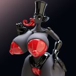  3d_(artwork) areola big_breasts breasts digital_media_(artwork) erintheorca female genitals hi_res huge_breasts huge_lips humanoid hyper hyper_breasts lips looking_at_viewer machine nipples not_furry open_mouth pussy robot robot_humanoid simple_background solo tongue tongue_out 
