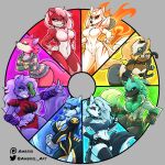  2023 absurd_res amaterasu_(okami) ambris animal_crossing anthro arm_tuft belt bent_over big_breasts black_body black_fur black_sclera blonde_hair blue_body blue_eyes blue_fur blue_hair bodysuit bottomwear breasts brown_body brown_fur canid canid_demon canine canis capcom cellphone chest_tuft cleavage clothed clothing collar collarbone color_wheel_challenge crop_top crossed_arms crotch_tuft cuff_(restraint) demon devil_horns_(gesture) dipstick_tail ear_piercing ear_ring elbow_tuft eye_patch eyebrows eyelashes eyewear facial_markings fangs featureless_breasts featureless_crotch female fingerless_gloves five_nights_at_freddy&#039;s five_nights_at_freddy&#039;s:_security_breach forehead_markings freya_(animal_crossing) fur generation_7_pokemon gesture glistening gloves gloves_(marking) green_body green_fur green_highlights grey_body grey_fur grey_hair group guilty_gear hair hand_on_hip hands_on_hips handwear head_markings hellhound helluva_boss hi_res highlights_(coloring) idw_publishing inner_ear_fluff kiera_(shot_one) legwear long_hair looking_at_viewer loona_(helluva_boss) lycanroc mammal markings mask mask_(marking) midnight_lycanroc midriff narrowed_eyes navel nintendo nude okami_(capcom) one_eye_closed pants phone piercing pink_body pink_fur pokemon pokemon_(species) ponytail red_body red_eyes red_fur red_sclera rei_(guilty_gear) restraints ring_piercing roxanne_wolf_(fnaf) scottgames sega shirt shorts shot_one shoulder_tuft simple_background skinsuit smartphone smile solo sonic_the_hedgehog_(comics) sonic_the_hedgehog_(idw) sonic_the_hedgehog_(series) spiked_collar spikes steel_wool_studios tail tail_markings tan_body tan_fur teeth text thigh_highs tight_clothing topwear trio tuft whisper_the_wolf white_background white_body white_eyes white_fur white_hair wink wolf yellow_eyes yellow_sclera 