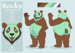 anthro bear belly big_butt butt feederism giant_panda male mammal overweight overweight_male palehorntea solo 