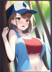  ai-generated breasts dipper_pines genderswap gravity_falls large_breasts lowres non-web_source surprised thick_thighs thighs worried 