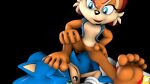  3d_(artwork) 5_toes anthro archie_comics barefoot black_background blue_body blue_eyes blue_fur bottomless bottomless_female brown_body brown_fur chipmunk clothed clothing digital_media_(artwork) dominant dominant_female duo eulipotyphlan eyelashes feet female foot_on_face footwear fur gloves green_eyes ground_squirrel hair handwear hedgehog hi_res humanoid_feet humanoid_hands inkyli jacket male male/female mammal plantigrade red_hair rodent sally_acorn sciurid sega shoes simple_background sitting sitting_on_another soles sonic_the_hedgehog sonic_the_hedgehog_(archie) sonic_the_hedgehog_(comics) sonic_the_hedgehog_(series) toes topwear 