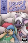  absurd_res alcohol anthro beverage clothed clothing comic cover cover_art cover_page duo female hi_res human jewelry magic magic_user mammal murid murine piercing potion rat rodent roxythefoxy witch 