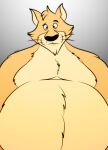  2023 absurd_res anilover16 anthro belly big_belly black_nose brok_the_investigator hi_res kangaroo macropod male mammal marsupial moobs overweight overweight_male simple_background sin_(brok_the_investigator) solo 
