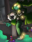  animal_humanoid anthro big_breasts bracelet breasts cephalopod cephalopod_humanoid clothing dialogue duo eyelashes female fish glowing glowing_eyes green_body green_clothing green_hair green_legwear green_scales green_thigh_highs hair hi_res horrorboros huge_breasts humanoid inkling jewelry larger_female legwear macro marine marine_humanoid mollusk mollusk_humanoid navel nintendo nipple_outline octo_toaster open_mouth pasties salmon salmonid_(fish) salmonid_(splatoon) scales size_difference splatoon text thigh_highs thong underwear white_body white_eyes white_scales yellow_sclera 