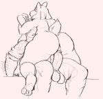  2023 anthro anus asgore_dreemurr balls beard boss_monster bovid breasts caprine clothing cowgirl_position duo facial_hair female floppy_ears from_front_position fur genitals goat hair hi_res horn long_ears male male/female mammal mature_anthro mature_female mature_male mcdoogiy monochrome on_bottom on_top penetration penis pussy sex signature sketch toriel undertale undertale_(series) vaginal vaginal_penetration 
