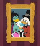  absurd_res anatid anseriform anthro aunt_(lore) aunt_and_niece_(lore) avian big_breasts bird black_hair blouse blue_hair bonding breasts casual_nudity clothed clothing daughter_(lore) dime disney dress duck ducktales ducktales_(2017) eye_contact eyewear family_portrait feathers female female/female glasses green_body green_feathers group hair hat head_on_breasts headgear headwear hi_res huge_breasts lena_(ducktales) looking_at_another magica_de_spell male male/female mother_(lore) mother_and_child_(lore) mother_and_daughter_(lore) mr._blue_(artist) niece_(lore) nipple_piercing nipples non-mammal_breasts non-mammal_nipples painting_(object) parent_(lore) parent_and_child_(lore) parent_and_daughter_(lore) picture_frame piercing portrait scrooge_mcduck short_hair smile stepdaughter_(lore) stepfather_(lore) stepfather_and_stepchild_(lore) stepfather_and_stepdaughter_(lore) stepparent_(lore) stepparent_and_stepchild_(lore) stepparent_and_stepdaughter_(lore) suit teenager top_hat topless topwear trio white_body white_feathers wholesome young 